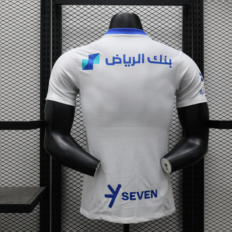 Camisa Al-Nassr Away 2024/25 Jogador Adidas Masculino - Branca e Azul