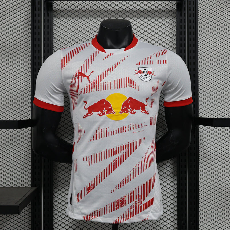 Camisa RB Leipzig Home 2024/25 Jogador Adidas Masculino - Branca e Vermelha