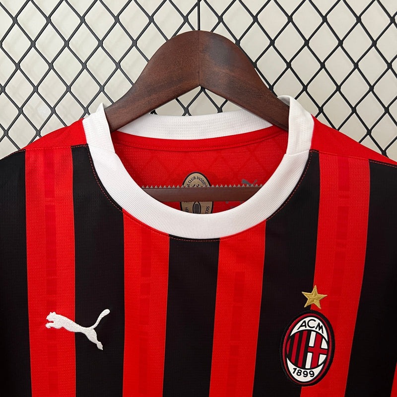 CAMISA LANÇAMENTO DO MILAN 24/25 TRADICIONAL