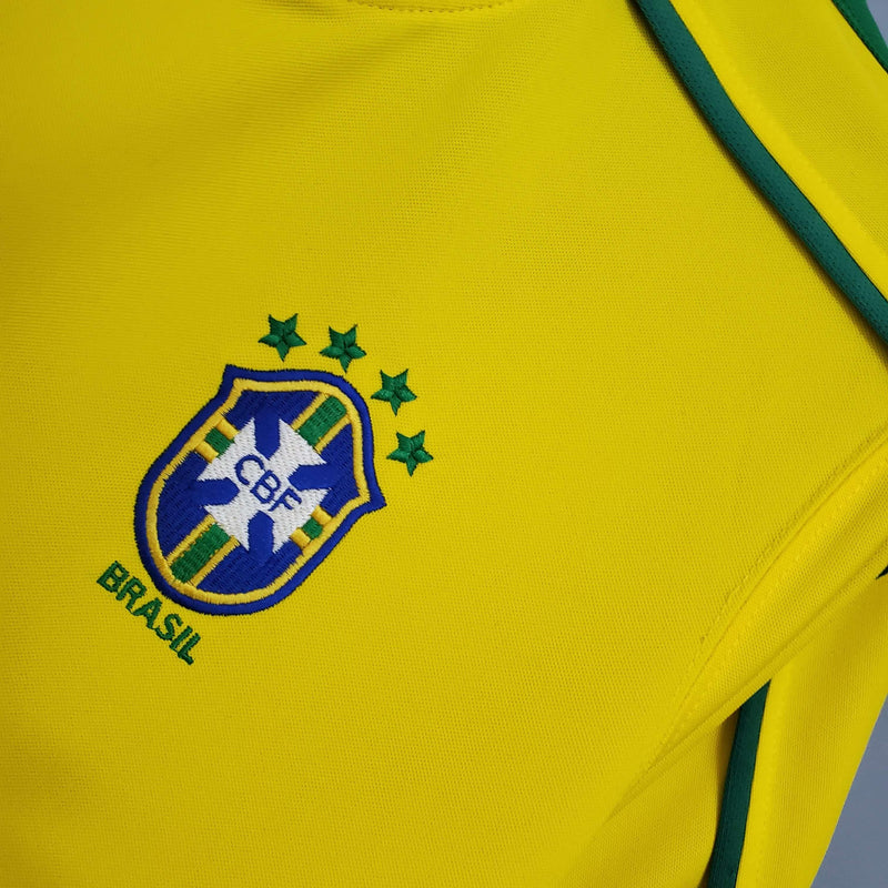 Camisa Retrô Seleção Brasil 1998/98 Home