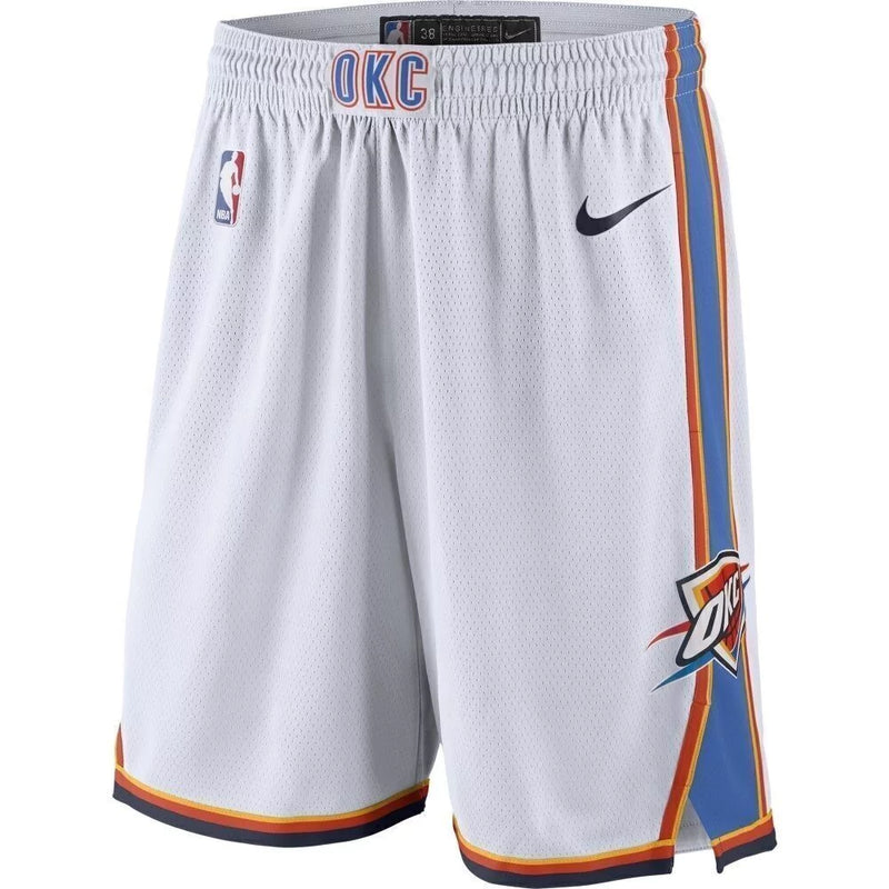 Bermuda NBA Oklahoma City Thunder Nike Authentic - Branca