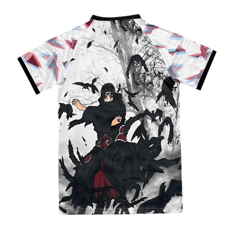 Camisa Japão Anime Itachi 24/25 - Torcedor Masculina - Branco com detalhes em Preto